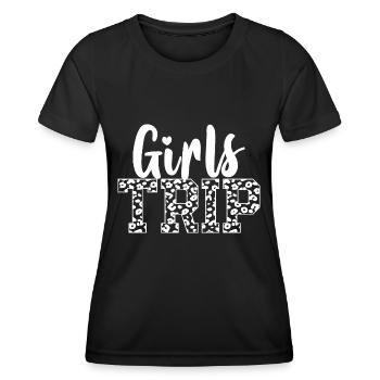 Girls Weekend Women Girls Trip - Frauen Funktions-T-Shirt - Schwarz - Vorne - AI Model Female 172 light (172cm)