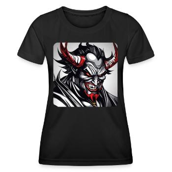 Demon Monster Monster Monster Devil - Women's Functional T-Shirt - black - Front - AI Model Female 172 light (172cm)