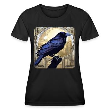 Schwarzer Rabe - Frauen Funktions-T-Shirt - Schwarz - Vorne - AI Model Female 172 light (172cm)