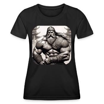 Proud Viking Warrior Germanic - Women's Functional T-Shirt - black - Front - AI Model Female 172 light (172cm)