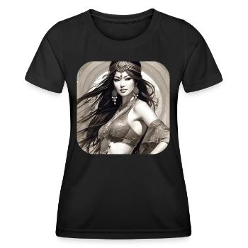 Mystical beauty - Women's Functional T-Shirt - black - Front - AI Model Female 172 light (172cm)