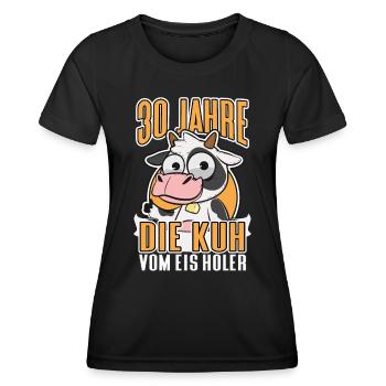 30 Jähriges Jubiläum Jahre Geschenk Arbeit - Frauen Funktions-T-Shirt - Schwarz - Vorne - AI Model Female 172 light (172cm)