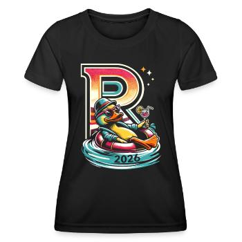 Rentner Geschenk Rente 2026 Ruhestand - Frauen Funktions-T-Shirt - Schwarz - Vorne - AI Model Female 172 light (172cm)