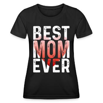 Mom Gift Mother's Day Birthday Mom - Women's Functional T-Shirt - black - Front - AI Model Female 172 light (172cm)