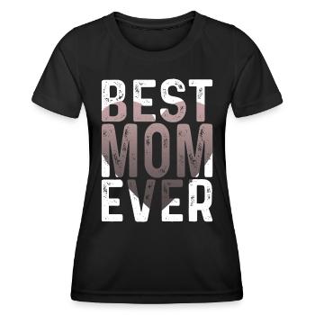Mom Gift Mother's Day Birthday Mom - Women's Functional T-Shirt - black - Front - AI Model Female 172 light (172cm)