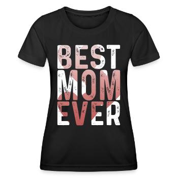 Mom Gift Mother's Day Birthday Mom - Women's Functional T-Shirt - black - Front - AI Model Female 172 light (172cm)