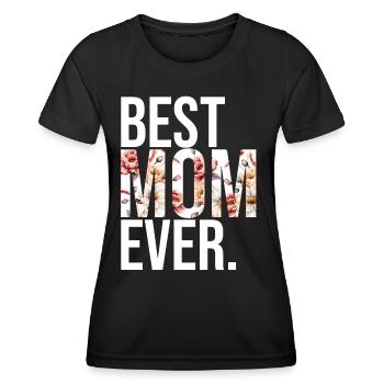 Mom Gift Mother's Day Birthday Mom - Women's Functional T-Shirt - black - Front - AI Model Female 172 light (172cm)