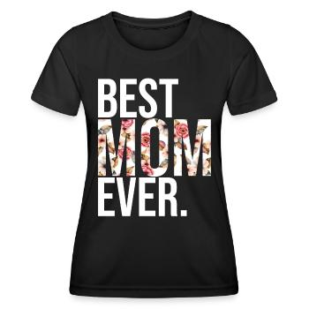 Mom Gift Mother's Day Birthday Mom - Women's Functional T-Shirt - black - Front - AI Model Female 172 light (172cm)