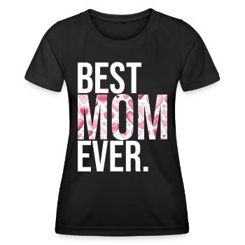 Mom Gift Mother's Day Birthday Mom - Women's Functional T-Shirt - black - Front - AI Model Female 172 light (172cm)