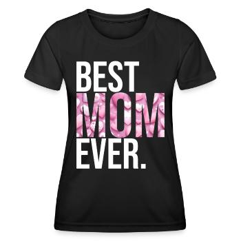Mom Gift Mother's Day Birthday Mom - Women's Functional T-Shirt - black - Front - AI Model Female 172 light (172cm)