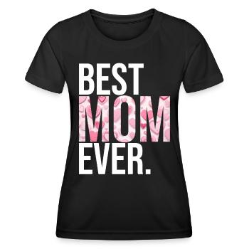 Mom Gift Mother's Day Birthday Mom - Women's Functional T-Shirt - black - Front - AI Model Female 172 light (172cm)