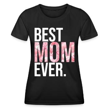 Mom Gift Mother's Day Birthday Mom - Women's Functional T-Shirt - black - Front - AI Model Female 172 light (172cm)