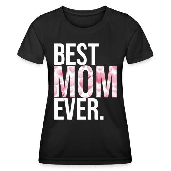Mom Gift Mother's Day Birthday Mom - Women's Functional T-Shirt - black - Front - AI Model Female 172 light (172cm)