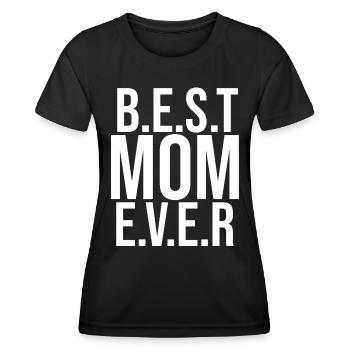 Mom Gift Mother's Day Birthday Mom - Women's Functional T-Shirt - black - Front - AI Model Female 172 light (172cm)