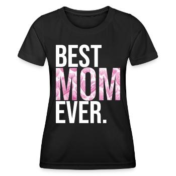 Mom Gift Mother's Day Birthday Mom - Women's Functional T-Shirt - black - Front - AI Model Female 172 light (172cm)