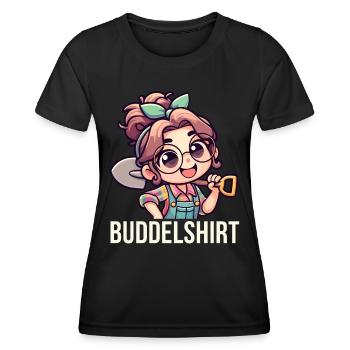 Garten Geschenk Gärtnerin Geburtstag Geschenk - Frauen Funktions-T-Shirt - Schwarz - Vorne - AI Model Female 172 light (172cm)