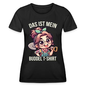 Garten Geschenk Gärtnerin Geburtstag Geschenk - Frauen Funktions-T-Shirt - Schwarz - Vorne - AI Model Female 172 light (172cm)