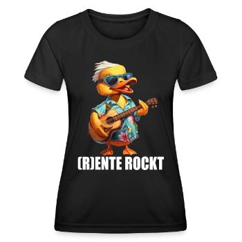 Rentner Rente Sprüche Geschenk Lustig - Frauen Funktions-T-Shirt - Schwarz - Vorne - AI Model Female 172 light (172cm)