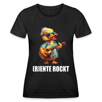 Rentner Rente Sprüche Geschenk Lustig - Frauen Funktions-T-Shirt - Schwarz - Vorne - AI Model Female 172 light (172cm)