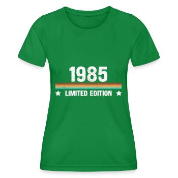 1985 Anniversaire 2022 Strip Vintage Rétro - T-shirt sport Femme - vert - Devant - AI Model Female 172 dark (172cm)