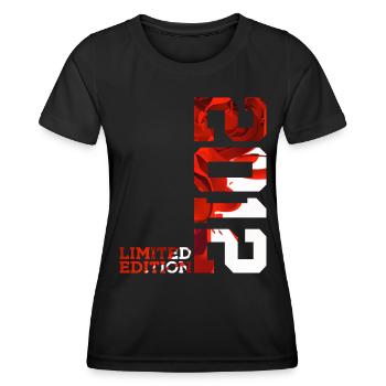 14. GEBURTSTAG 14 JAHRE LIMITED EDITION 2012 - Frauen Funktions-T-Shirt - Schwarz - Vorne - AI Model Female 172 light (172cm)