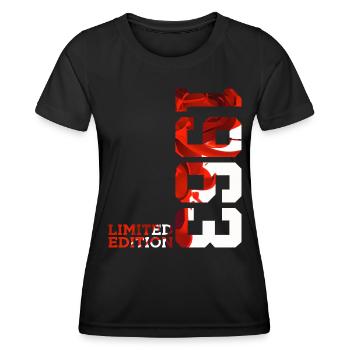 63. GEBURTSTAG 63 JAHRE LIMITED EDITION 1963 - Frauen Funktions-T-Shirt - Schwarz - Vorne - AI Model Female 172 light (172cm)