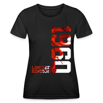 66. GEBURTSTAG 66 JAHRE LIMITED EDITION 1960 - Frauen Funktions-T-Shirt - Schwarz - Vorne - AI Model Female 172 light (172cm)