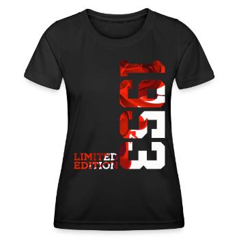 73RD BIRTHDAY 73 YEARS LIMITED EDITION 1953 - Women's Functional T-Shirt - black - Front - AI Model Female 172 light (172cm)