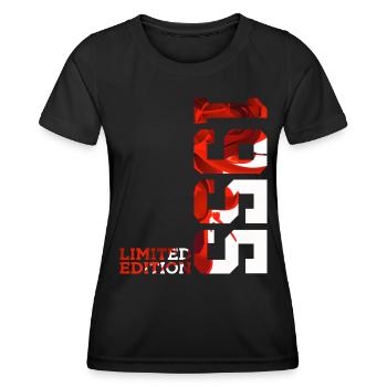 71ST BIRTHDAY 71 YEARS LIMITED EDITION 1955 - Women's Functional T-Shirt - black - Front - AI Model Female 172 light (172cm)