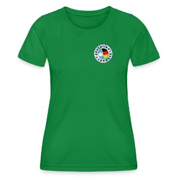 ARGENTINA GERMANY Stamp - Frauen Funktions-T-Shirt - Kelly Green - Vorne - AI Model Female 172 dark (172cm)