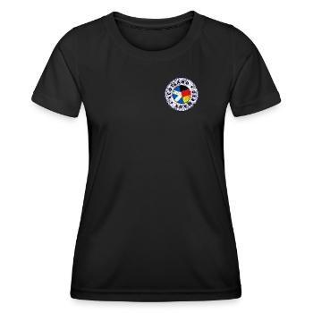 SCOTLAND GERMANY Stamp - Women's Functional T-Shirt - black - Front - AI Model Female 172 light (172cm)