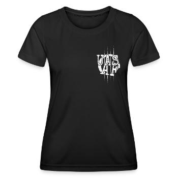 UAS AF Japanese Zen Enso Circle Ukulele Collectible - Women's Functional T-Shirt - black - Front - AI Model Female 172 light (172cm)