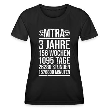 MTRA Medizinisch-Technischer Radiologie Mta - Frauen Funktions-T-Shirt - Schwarz - Vorne - AI Model Female 172 light (172cm)