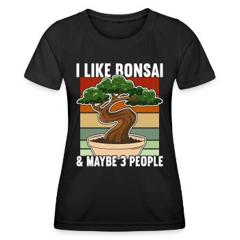 Bonsai Tree - Women's Functional T-Shirt - black - Front - AI Model Female 172 light (172cm)