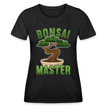 Bonsai-Baum - Frauen Funktions-T-Shirt - Schwarz - Vorne - AI Model Female 172 light (172cm)