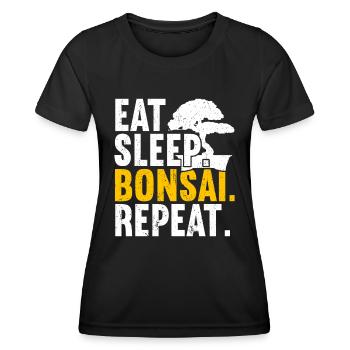 Bonsai Tree - Women's Functional T-Shirt - black - Front - AI Model Female 172 light (172cm)