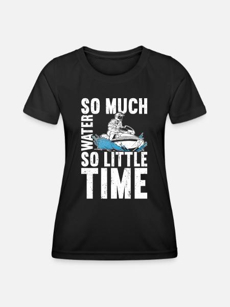 Jetski Jetski - Frauen Funktions-T-Shirt - Schwarz