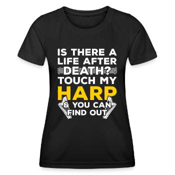 Harpes harpes - T-shirt sport Femme - noir - Devant - AI Model Female 172 light (172cm)