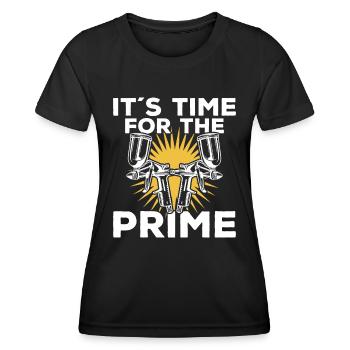 Auto Body Painter Car Painter Automotive Painter - Women's Functional T-Shirt - black - Front - AI Model Female 172 light (172cm)