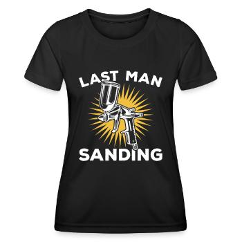 Auto Body Painter Car Painter Automotive Painter - Women's Functional T-Shirt - black - Front - AI Model Female 172 light (172cm)