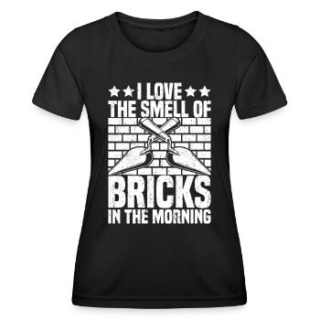 Bricklayer Brick Layer Brickmason Mason - Women's Functional T-Shirt - black - Front - AI Model Female 172 light (172cm)