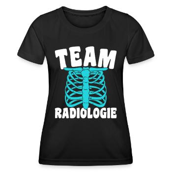 MTRA Röntgen Radiologie Radiologe - Frauen Funktions-T-Shirt - Schwarz - Vorne - AI Model Female 172 light (172cm)