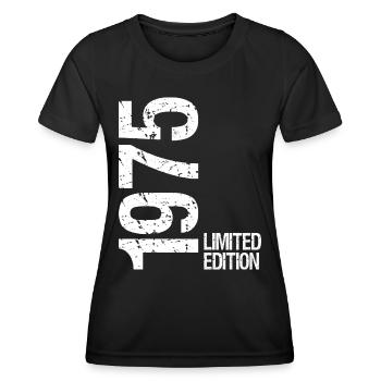 1975 Édition limitée - T-shirt sport Femme - noir - Devant - AI Model Female 172 light (172cm)