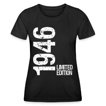 1946 Limited Edition - Women's Functional T-Shirt - black - Front - AI Model Female 172 light (172cm)