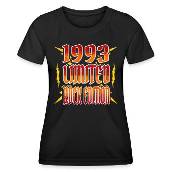 Limited Edition Rocker 1993 30 Years Anniversary - Women's Functional T-Shirt - black - Front - AI Model Female 172 light (172cm)