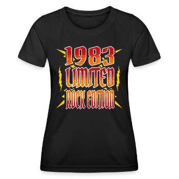 Limited Edition Rocker 1983 40 Years Anniversary - Women's Functional T-Shirt - black - Front - AI Model Female 172 light (172cm)