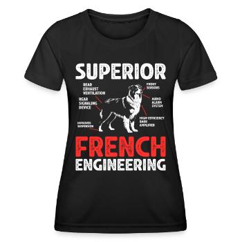 Humor Gift Australian Shepherd Dog - Women's Functional T-Shirt - black - Front - AI Model Female 172 light (172cm)