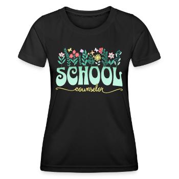 Schulbehörde Schulberater - Frauen Funktions-T-Shirt - Schwarz - Vorne - AI Model Female 172 light (172cm)