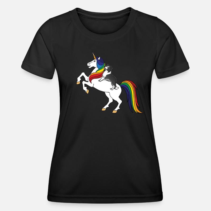 Border Collie - Women's Functional T-Shirt - black
