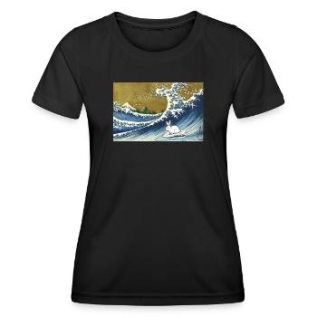 Kaninchen - Frauen Funktions-T-Shirt - Schwarz - Vorne - AI Model Female 172 light (172cm)